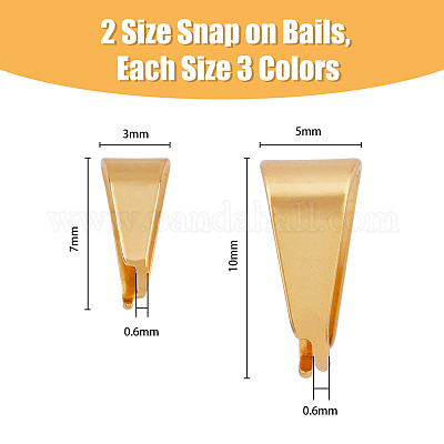 60 шт. 6 защелкивающихся дужки из нержавеющей стали 304 STAS-DC0012-91-1