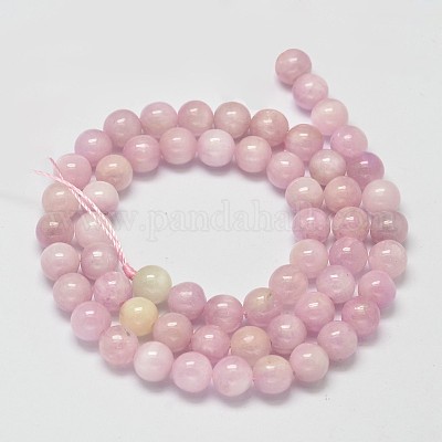 Круглые нити из натурального кунцита G-M304-05-7mm-1