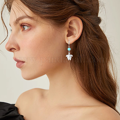 40 шт. 2 цвета латунные крючки для серег&nbsp;KK-BBC0021-72-1