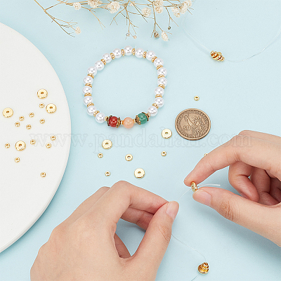 60шт 3 яруса латунных бусин KK-BC0012-30-1