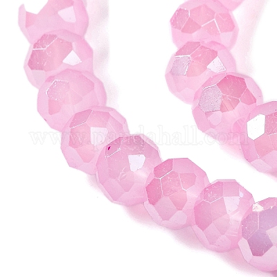 Запекание гальванических нитей стеклянных бусин X-DGLA-A039-J10mm-B16-1