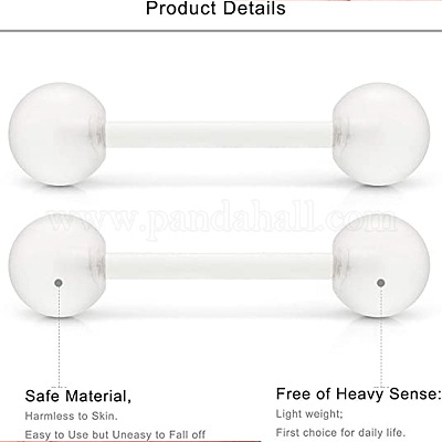 36шт. набор акриловых прямых колец для языка в виде штанги FS-WG0C136-01-1