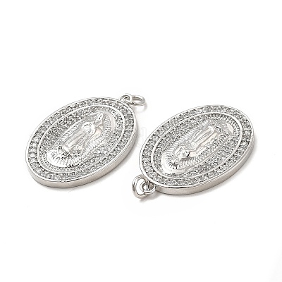 Латунные микро проложить кубического циркония подвески KK-E068-VB271-1-1