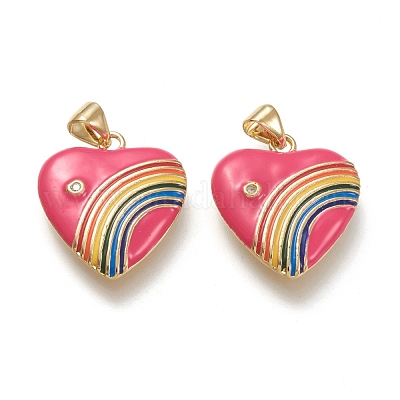 Латунные микро проложить кубического циркония подвески ZIRC-F116-15-G-1