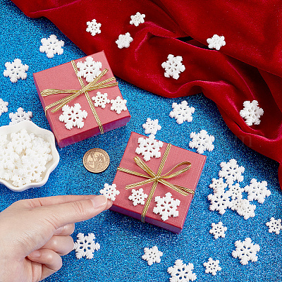 80 шт. 4 стиля кабошонов из смолы на рождественскую тематику RESI-SC0003-42-1