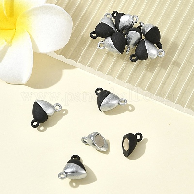 10 комплект магнитных застежек в форме сердца из сплава FIND-FS0003-25-1