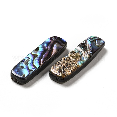 Бусины из натуральной ракушки пауа SHEL-G014-07B-1