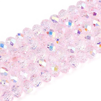 Прозрачные стеклянные бусины EGLA-N016-4mm-04-1