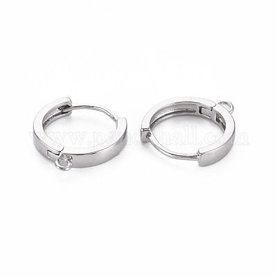 Латунные серьги-обручи KK-S364-158-1