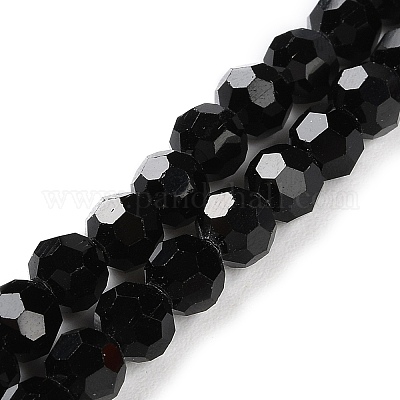 Прозрачные стеклянные бусины&nbsp;GLAA-Q104-01B-1