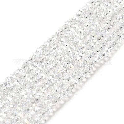 Прозрачные стеклянные бусины EGLA-A035-T3mm-B19-1