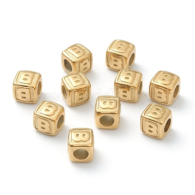 Ионное покрытие (IP) 304 нержавеющая сталь европейские бусины STAS-H145-01B-G-1