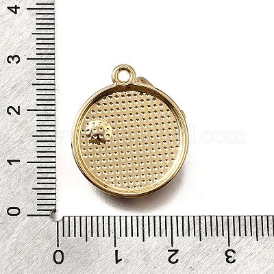 Подвески из эмали и сплава ENAM-K076-10B-G-1