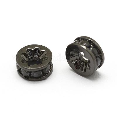 Латунь микро проложить класс aaa кубический цирконий шарик прокладки ZIRC-G100-6mm-61B-NR-1