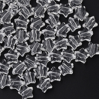 Transparente Acryl Perlen&nbsp;MACR-S373-45-B01-1