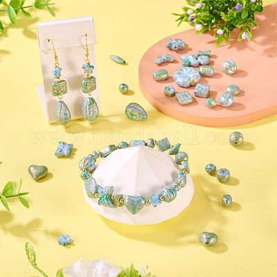 100 г непрозрачных акриловых бусин OACR-TA0003-75-1