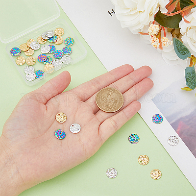 36 шт. 3-х цветные подвески из нержавеющей стали 304 STAS-HY0001-27-1