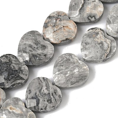 Натуральная карта каменные бусы пряди&nbsp;G-A309-A17-01-1