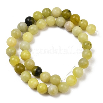 Натуральные нефритовые бусины G-F591-27-10mm-1