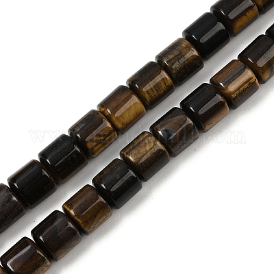 Природных тигровый глаз бисер нитей G-G275-D22-10x10mm-1