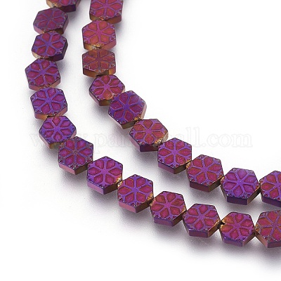 Гальванические немагнитная синтетический гематит бисер пряди G-P392-G-1