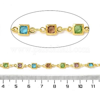 Латунные цепочки с квадратными звеньями CHS-H112-20G-1