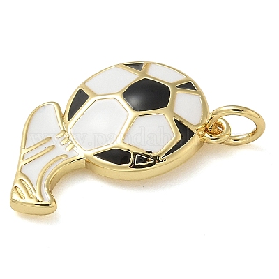 Подвески из латуни с эмалью в стойку KK-K392-18B-03-1