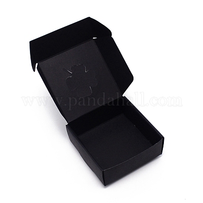 Подарочная коробка из крафт-бумаги CON-WH0085-03-1