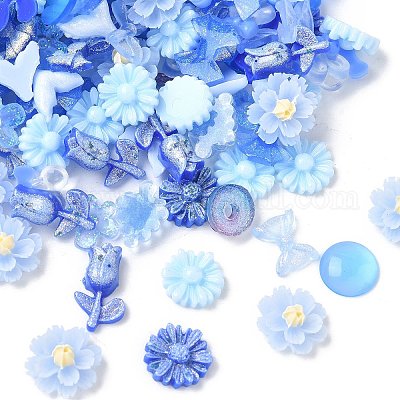 Кабошоны из светящейся непрозрачной смолы CRES-U006-01F-1