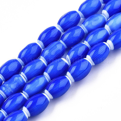 Бусы лэмпворк ручной работы LAMP-N023-004-02-1