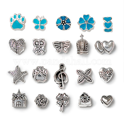 Наборы для изготовления европейских браслетов из сплава своими руками DIY-I108-01B-1