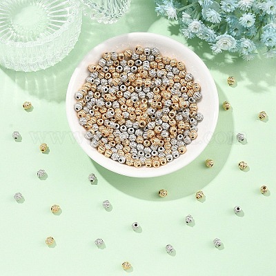 300шт 2 цвета пластиковые бусины ccb&nbsp;CCB-YW0001-77-1
