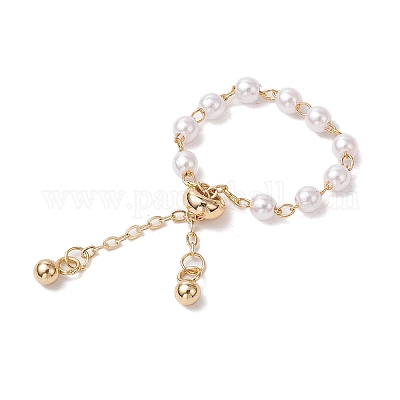 Регулируемые латунные кабельные цепочки для женщин RJEW-JR00863-1