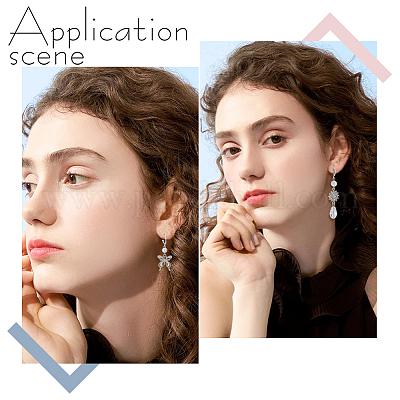 20 шт. 2 размера серьги-гвоздики из нержавеющей стали 304 с фурнитурой STAS-BBC0004-71-1