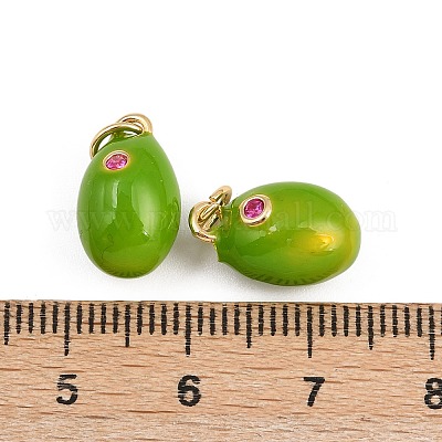 Латунные микро проложить кубического циркония подвески KK-B157-27B-G-1