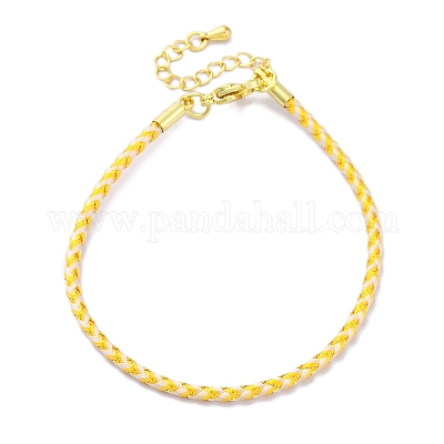 Изготовление плетеных браслетов из полиэфирного шнура MAK-Z003-01G-18-1