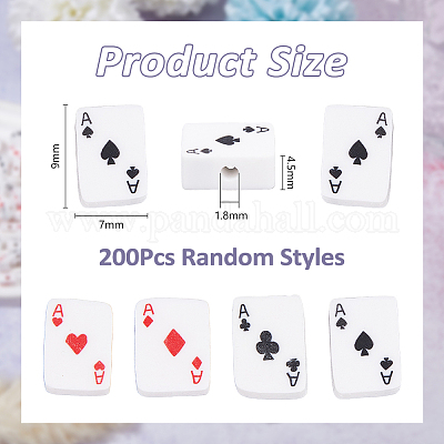 200шт бусины из полимерной глины ручной работы FIND-DC0006-49-1