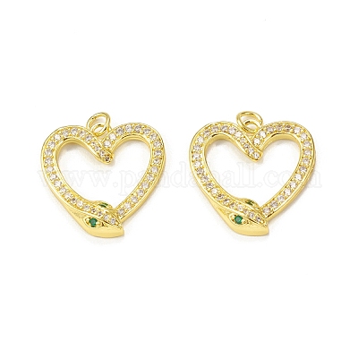 Латунные микро проложить кубического циркония подвески KK-E068-VB318-1