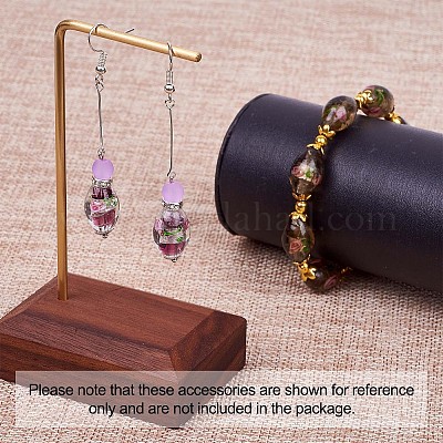 Handmade стеклянные бусины Lampwork фольги LAMP-CD0001-04-1