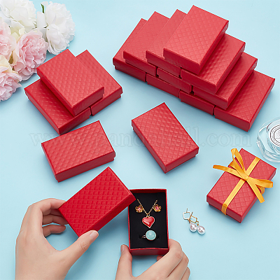 Прямоугольная картонная подарочная коробка CON-WH0087-97B-1