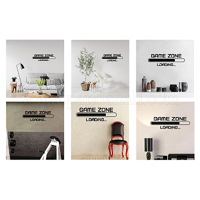 Autocollant mural de zone de jeu GAMER autocollant mural en PVC