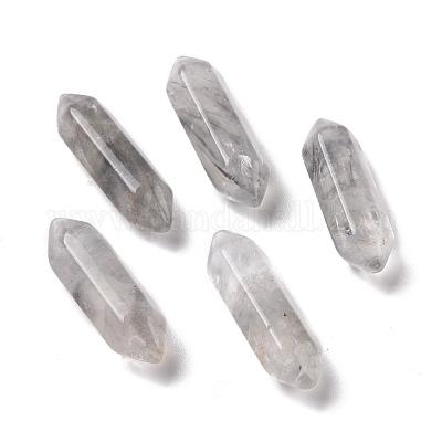 Натуральные серые кварцевые лечебные камни G-K330-49-1