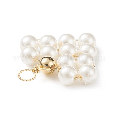 Плетеные подвески из жемчужных ракушек PALLOY-JF01857-1