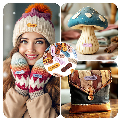 Этикетки из микрофибры DIY-TA0003-13-1