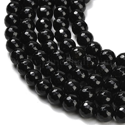 Natürlichen Obsidian Perlen Stränge&nbsp;G-C280-B11-8mm-1