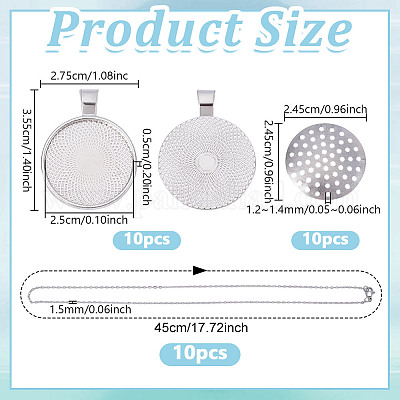 Наборы для самостоятельного изготовления ожерелий из железа и сплава DIY-NB0014-07P-1