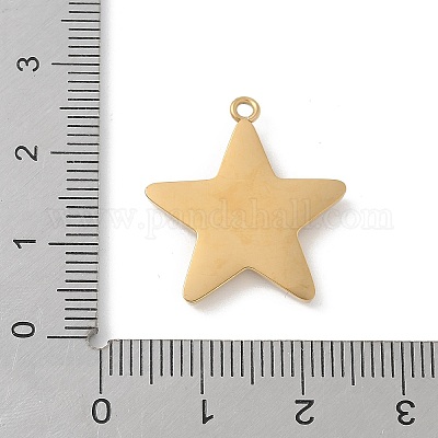 Подвески из нержавеющей стали 304 со стразами STAS-Z122-51G-02-1