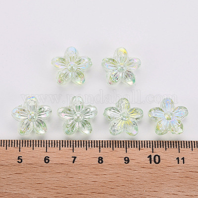 Прозрачные акриловые бусины TACR-S154-45C-327-1