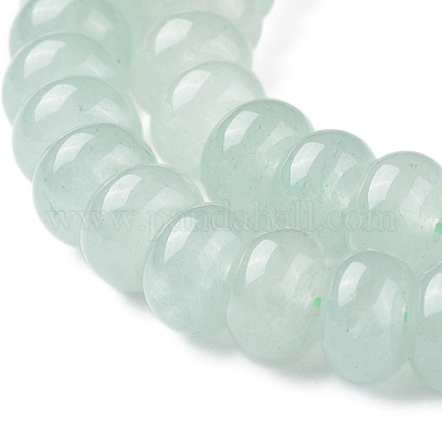 Природные пряди авантюрин зеленый шарик G-G668-08-5x8mm-1