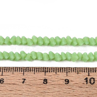 Нити из матовых непрозрачных стеклянных бусин GLAA-N017-4mm-16-1